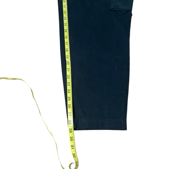 GAP Twill Cargo Pants Black Size XL Pull On Elastic Waist Casual Pockets NWT - Picture 8 of 15